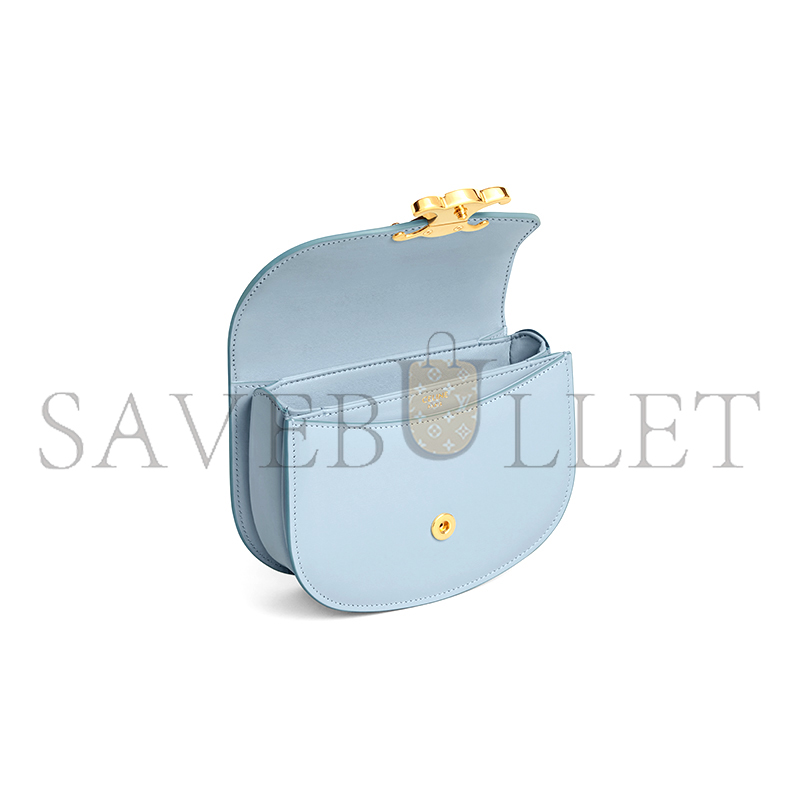 CELINE MINI BESACE CLEA IN SHINY CALFSKIN 10L063ETZ.07PB (15.5*11.5*5cm)